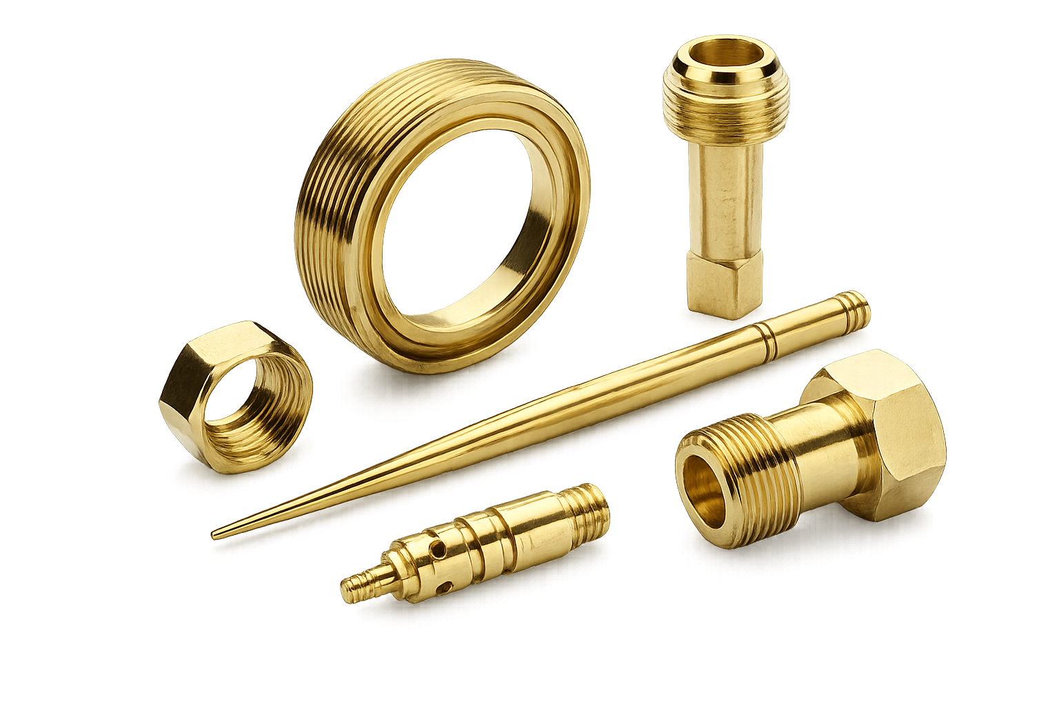 Precision brass components
